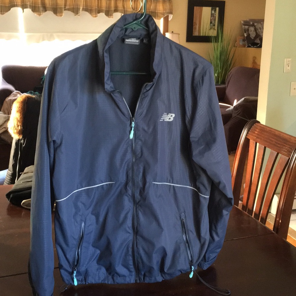 New Balance grey windbreaker